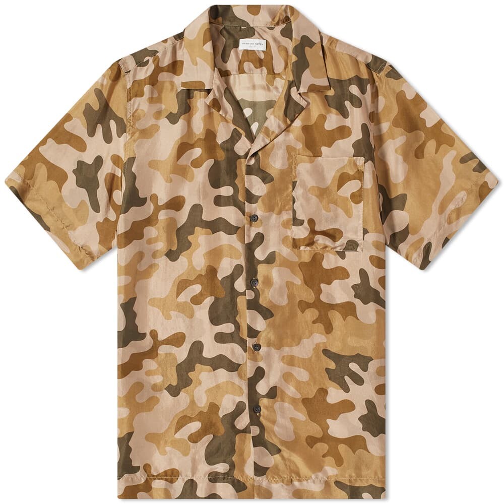 

Рубашка Dries Van Noten Carltone Camo Print Vacation Shirt