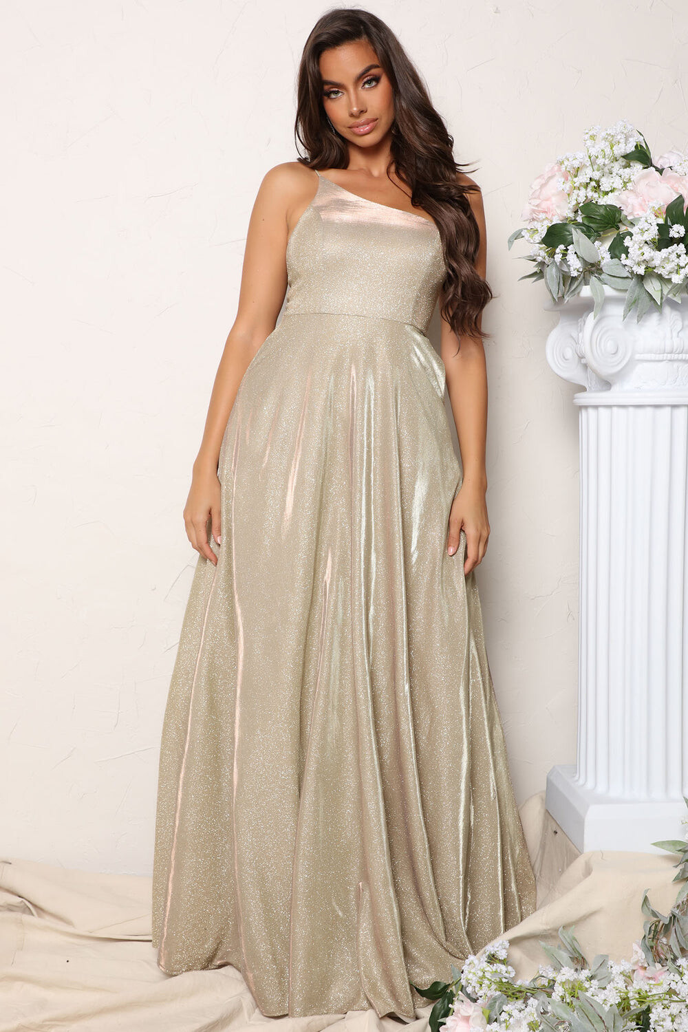 

Платье Fashion Nova MF2905, золотой