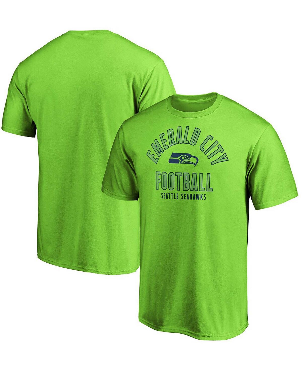 

Мужская неоново-зеленая футболка seattle seahawks hometown с прозвищем Fanatics, мульти