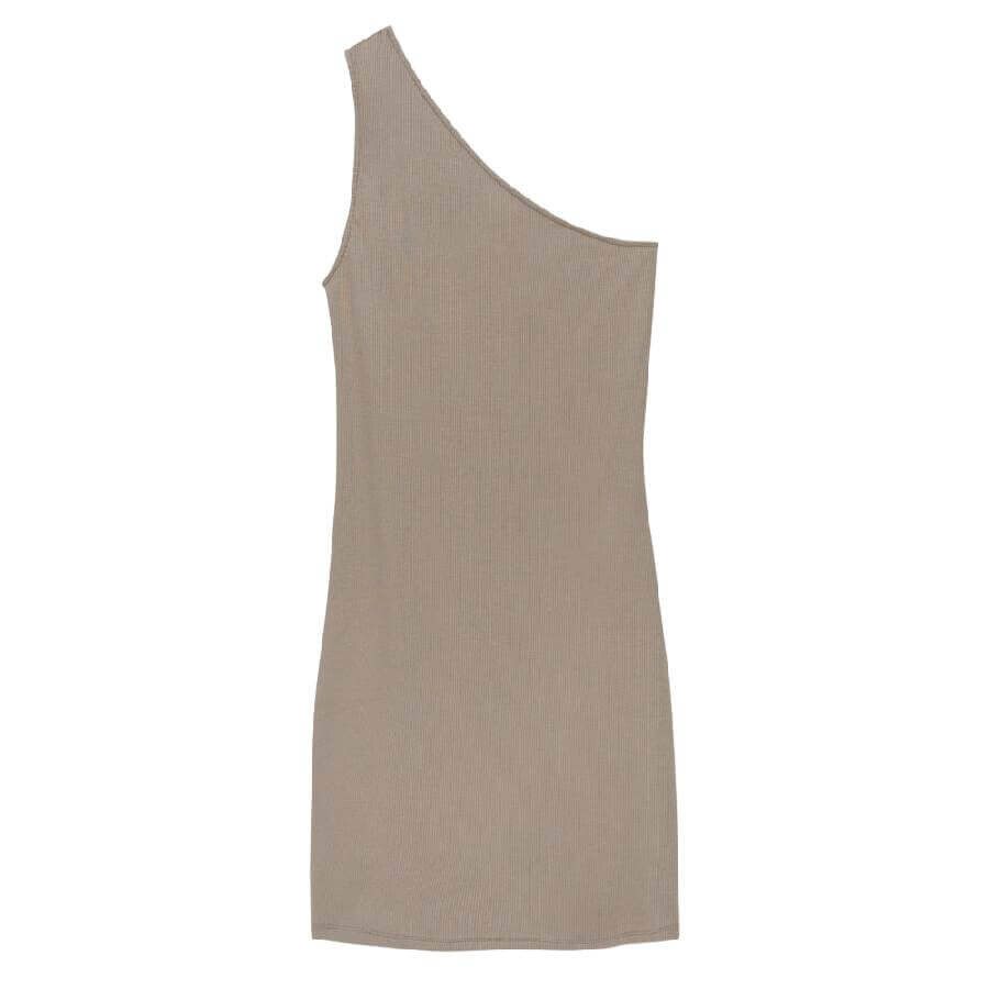 

Платье Pull&Bear Short Asymmetric, серый