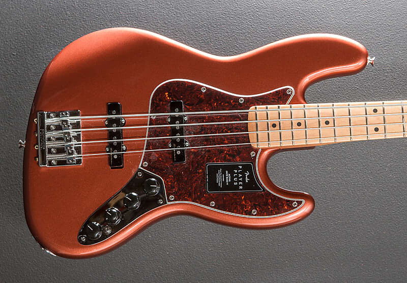 

Басс гитара Player Plus Jazz Bass - Aged Candy Apple Red w/Maple