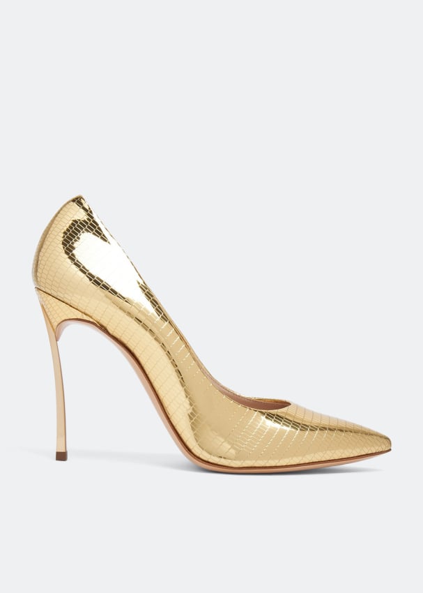 

Туфли CASADEI Blade pumps, золотой