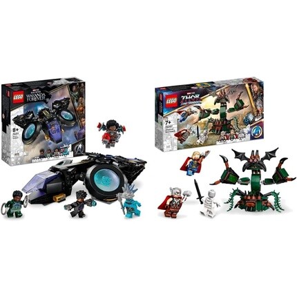 

Конструктор Lego 76211 Marvel солнечная птица Шури и самолет Черной пантеры