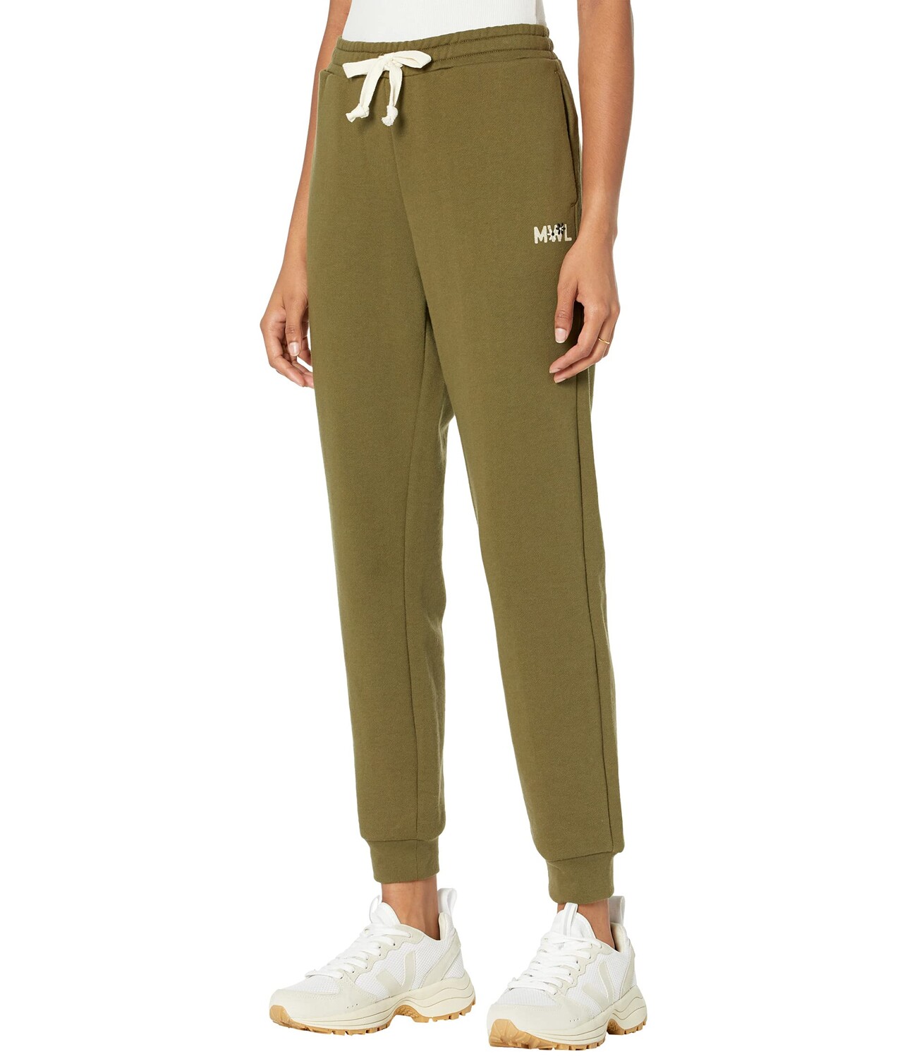 

Джогггеры Madewell, MWL Easygoing Sweatpants: Flower Embroidered Edition, Коричневый
