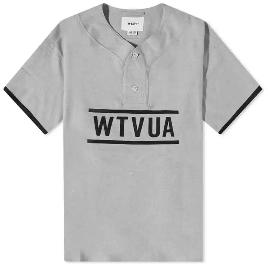 

Футболка WTAPS 11 Baseball, серый