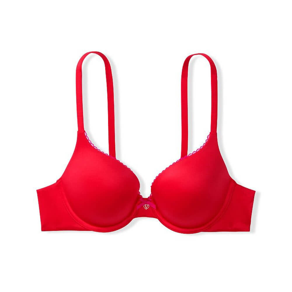 

Бюстгальтер пуш-ап Victoria`s Secret Smooth Perfect Shape, красный