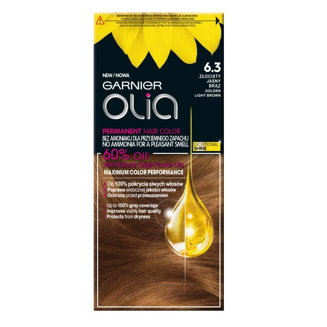 

Garnier Краска для волос Olia 6.3 Золотой Светло-Русый