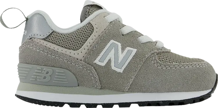 

Кроссовки New Balance 574 Bungee Toddler Wide 'Core Pack - Grey', серый