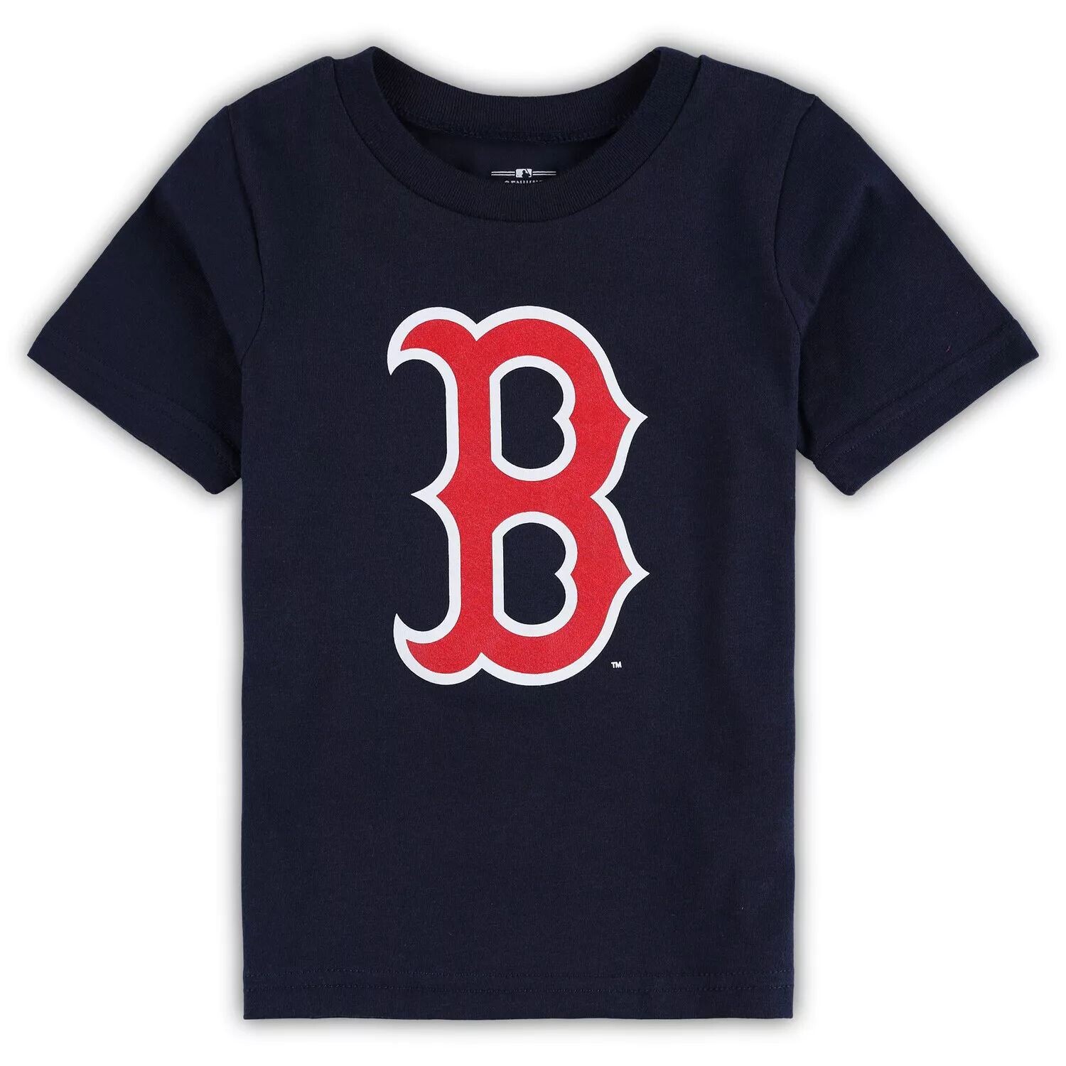 

Темно-синяя футболка с логотипом для малышей Boston Red Sox Team Crew Outerstuff, Синий
