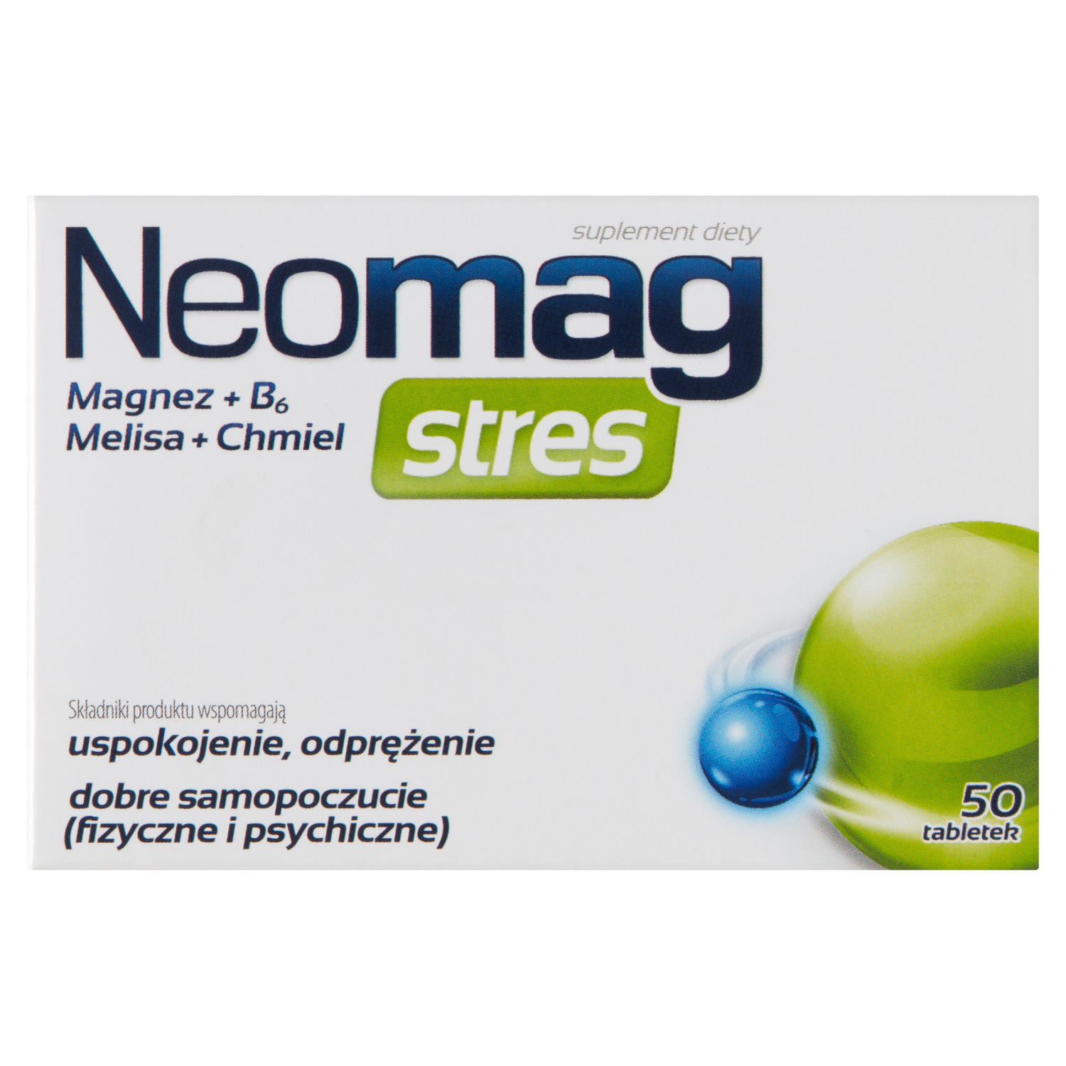sesja биологически активная добавка 50 таблеток 1 упаковка Neomag Stres биологически активная добавка, 50 таблеток/1 упаковка