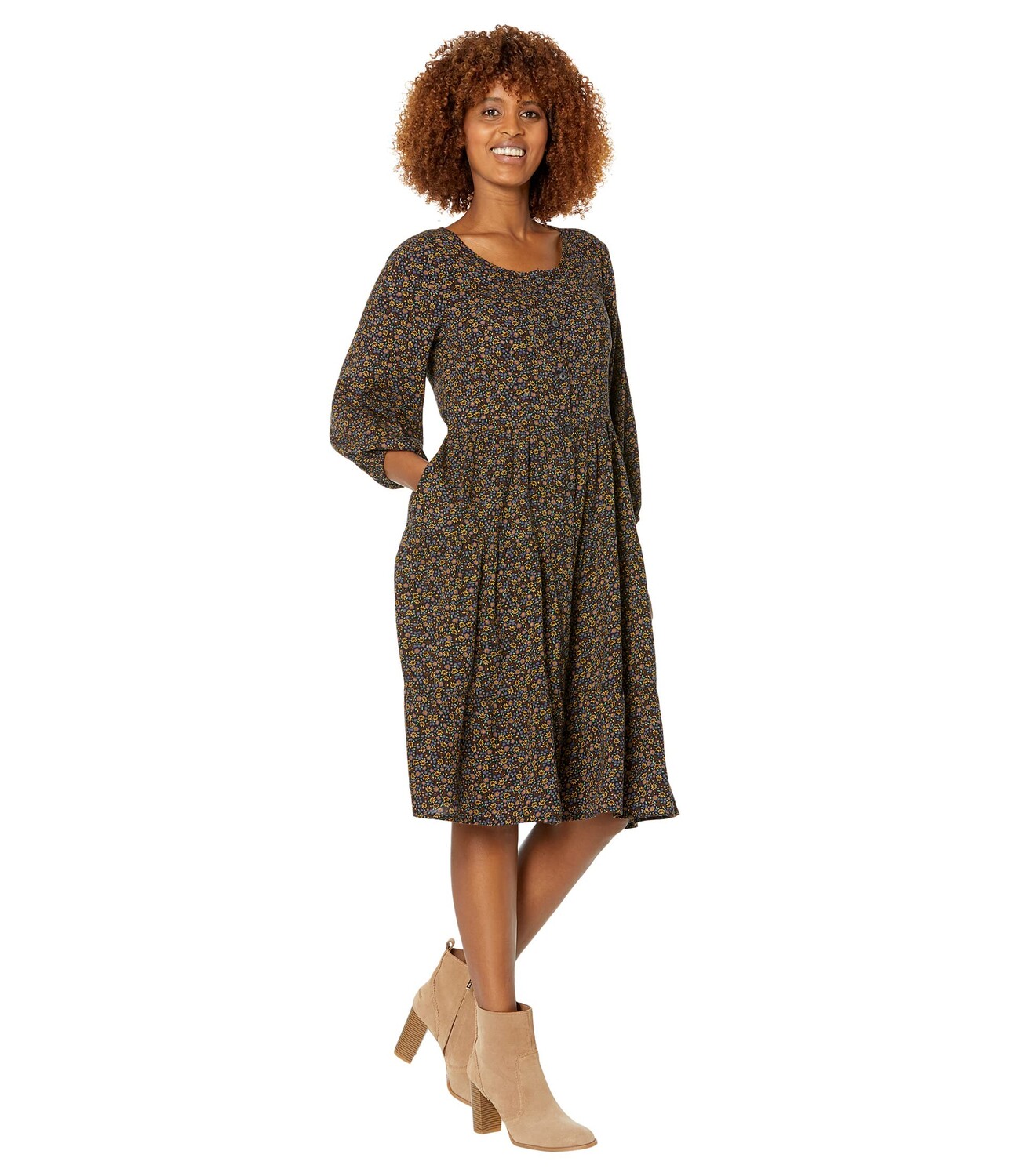 

Платье Toad&Co, Manzana Tiered Long Sleeve Dress