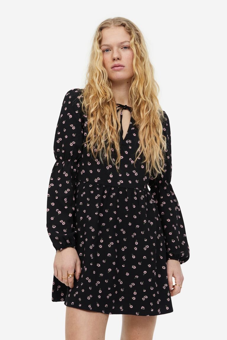 

Платье-трапеция с узорами H&M