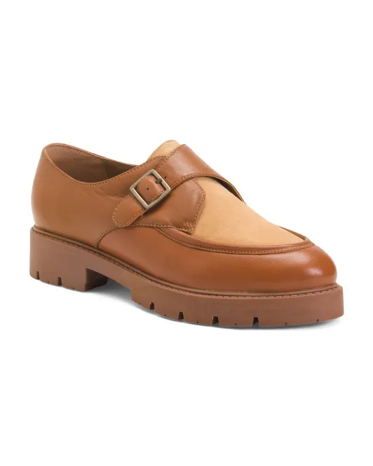 

Кожаные лоферы Catch Me Seychelles, цвет Cognac Multi