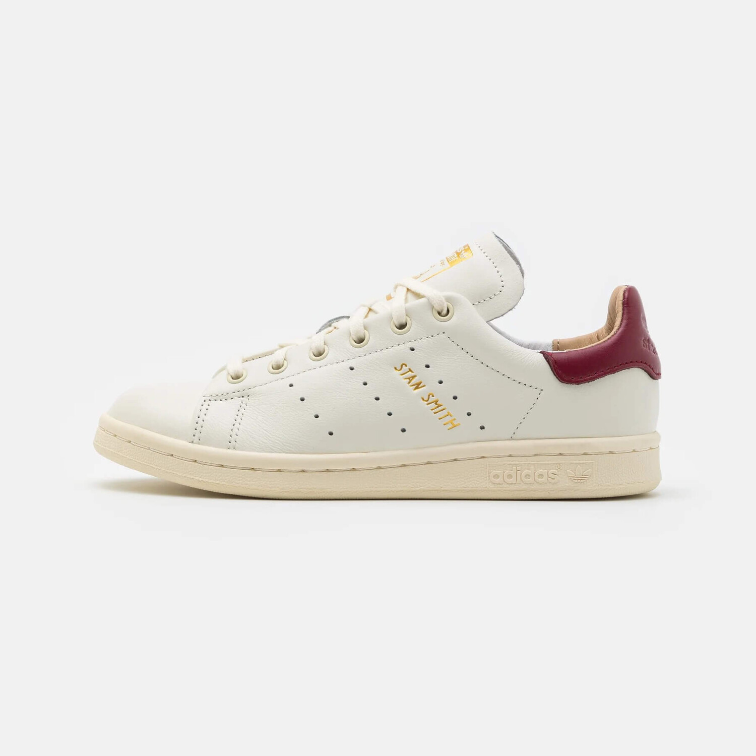 

Кроссовки Adidas Originals Stan Smith Pure Unisex, кремовый/бордовый