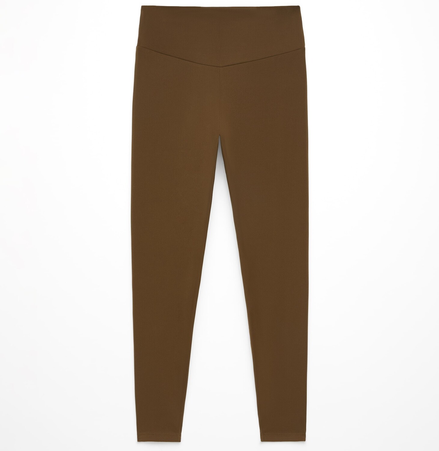 

Легинсы Oysho Comfortlux High-rise Ankle-length, коричнево-зеленый