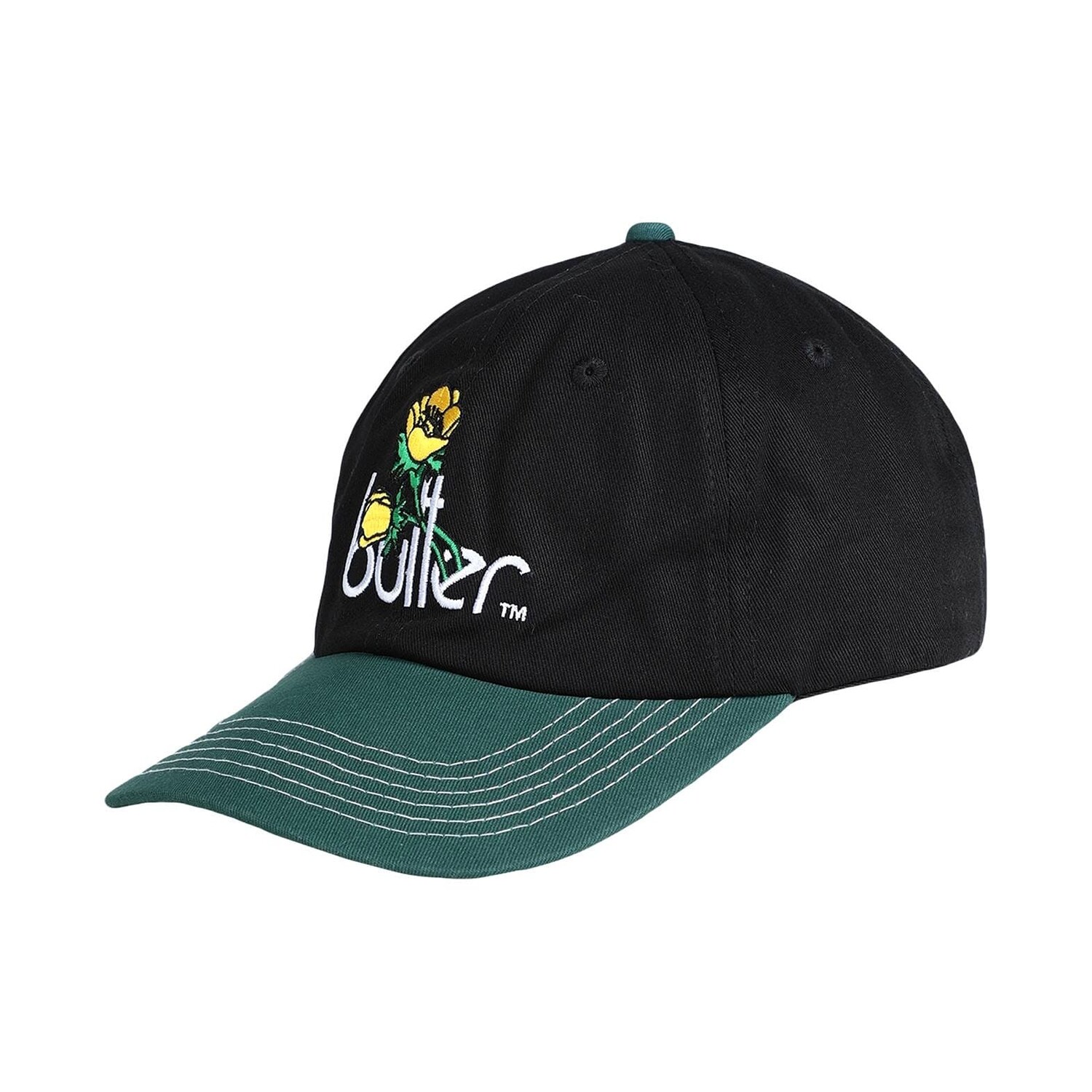 

Бейсболка Butter Goods Windflowers 6 Panel, черный
