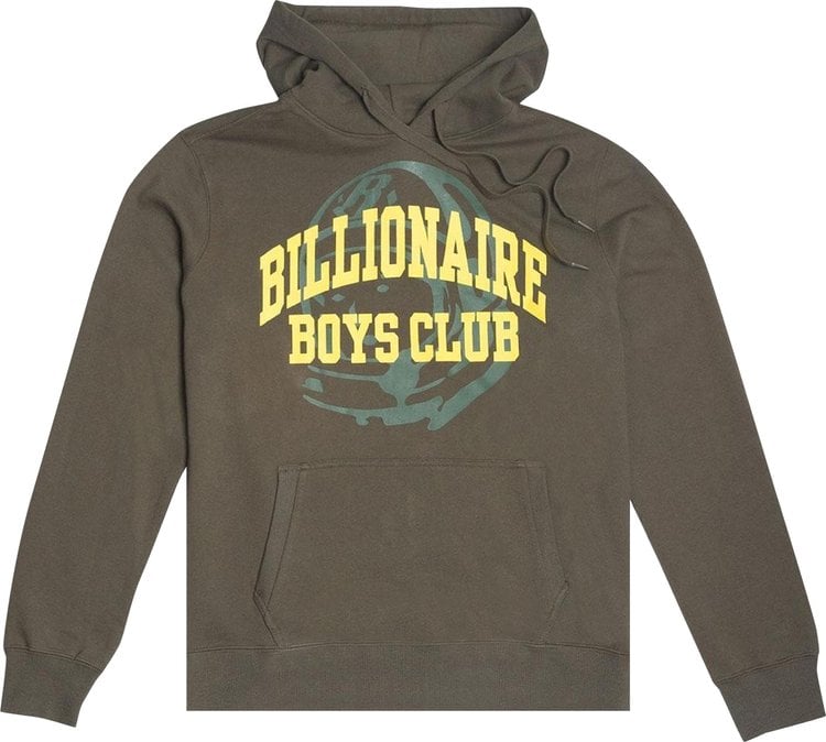 Худи Billionaire Boys Club Collegiate Hoodie 'Green White', зеленый - фото