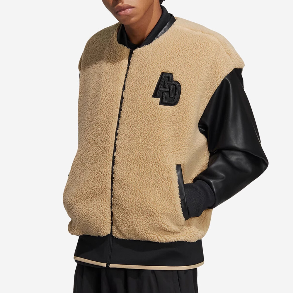 

Куртка Adidas Monogram, бежевый/черный