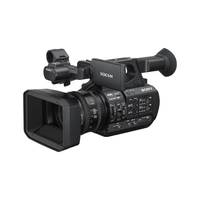 Видеокамера Sony PXW-Z190 4K HDR XDCAM, черный prestigio roadrunner 480w 3 0 ips 854x480 touch screen display uhd 4k 3840x2160 30fps mstar ssc8629q 8 mp cmos sony starvis imx415 i