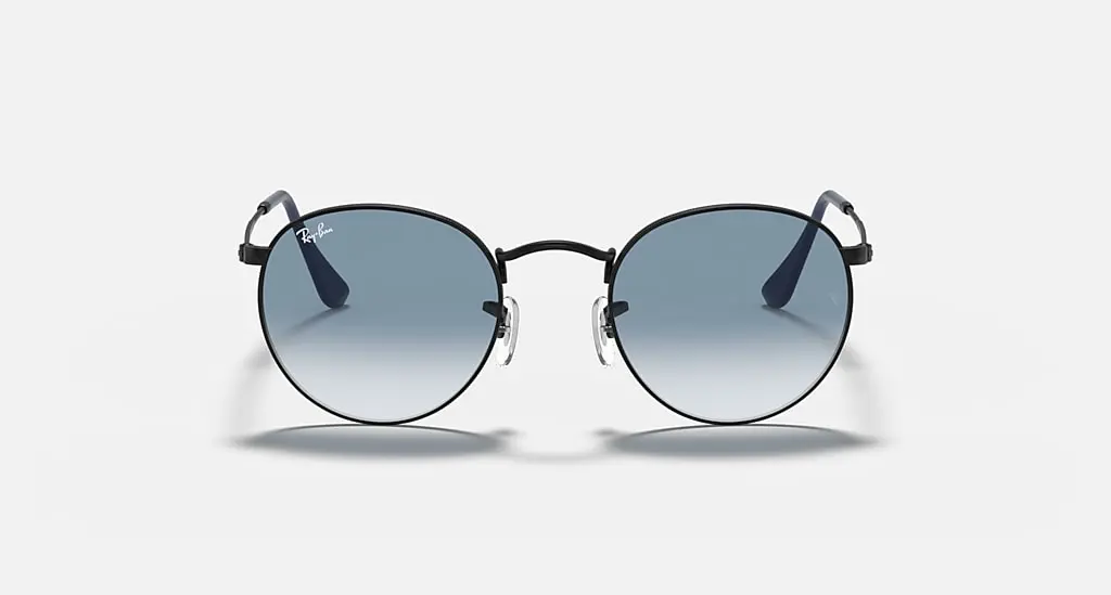 

Солнцезащитные очки Ray-Ban ROUND METAL, светло-синий градиент
