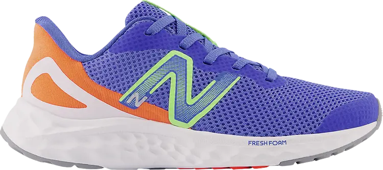 

Кроссовки New Balance Fresh Foam Arishi v4 Little Kid Wide 'Bright Lapis Neon Dragonfly', синий