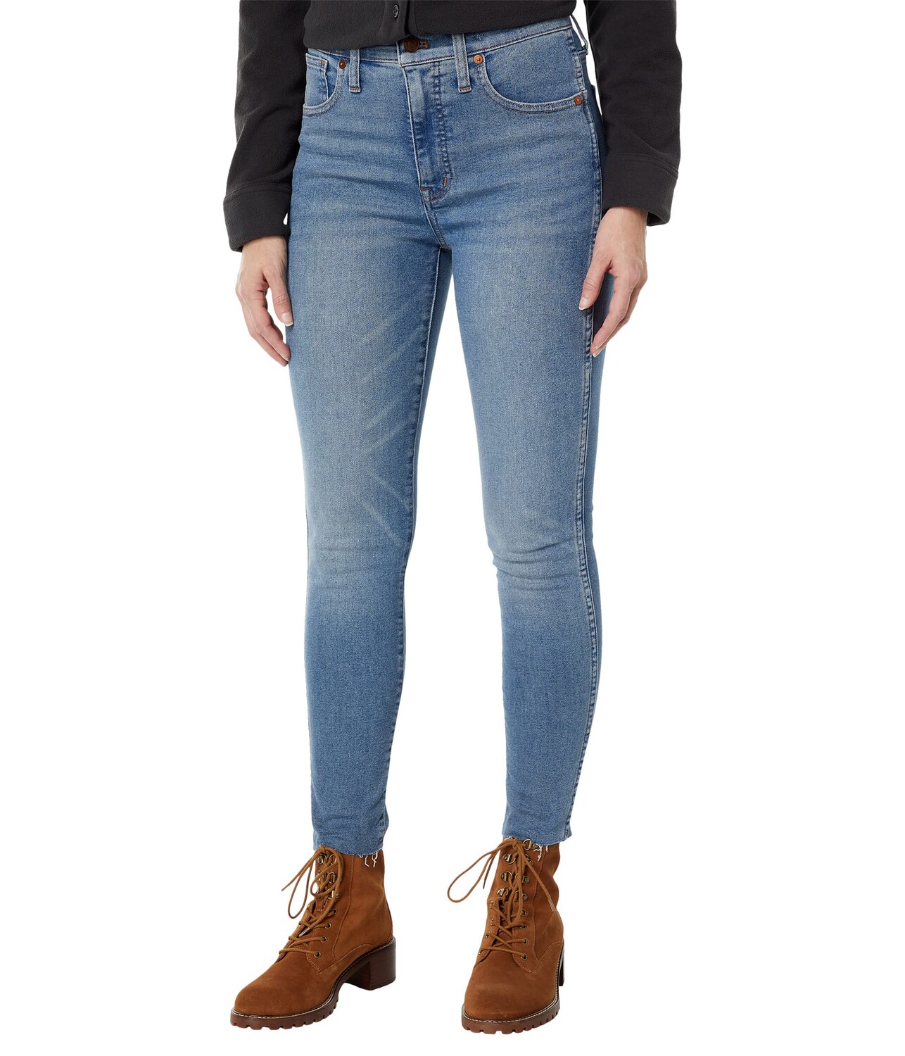 

Джинсы Madewell, 10" High-Rise Skinny Ainsworth Raw Hem