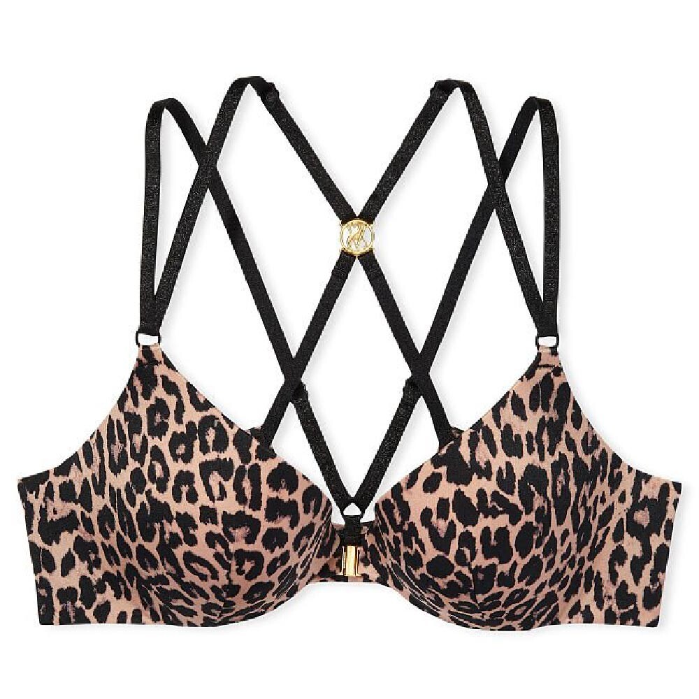 

Бюстгальтер Victoria's Secret Very Sexy So Obsessed Push-Up, черный/бежевый