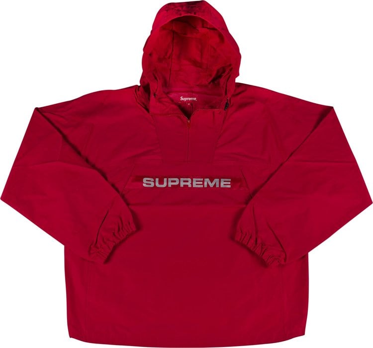 Анорак Supreme Heavy Nylon Anorak 'Red', красный - фото