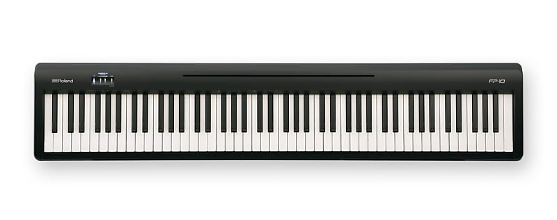 88-клавишное цифровое пианино Roland FP-10-BK, черное roland fp 10 bk цифровое пианино
