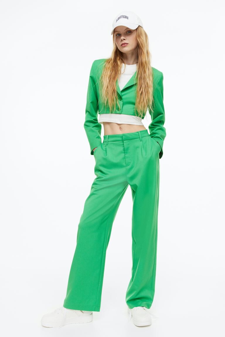 

Классические брюки H&M, зеленый