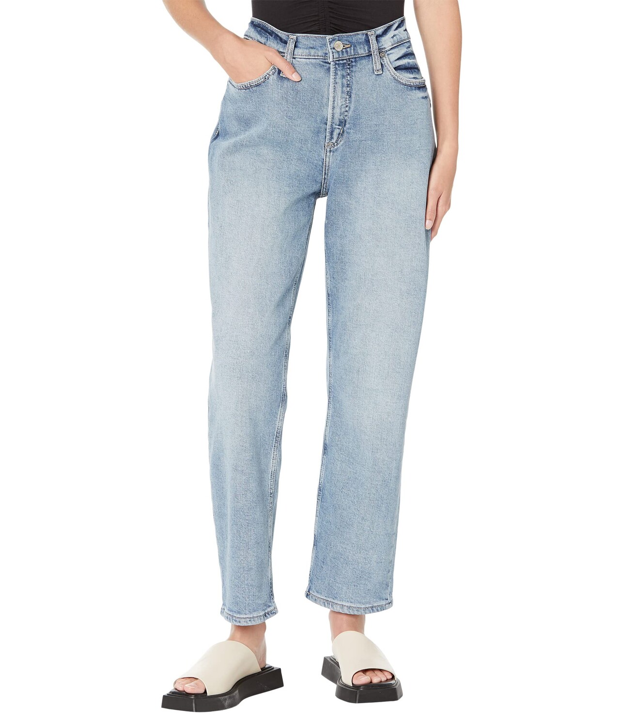 

Джинсы Silver Jeans Co., 90s Boyfriend High-Rise Slim Leg Jeans L28355EOE224