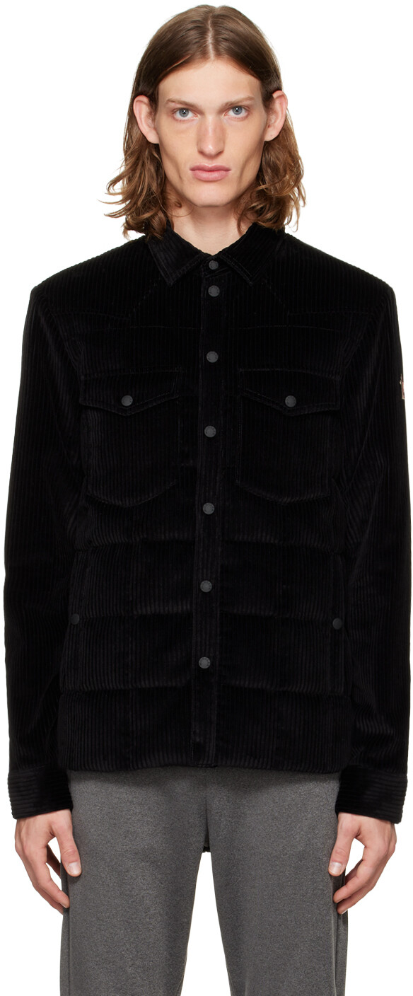 

Черная желтая пуховая куртка Moncler Grenoble, Черный