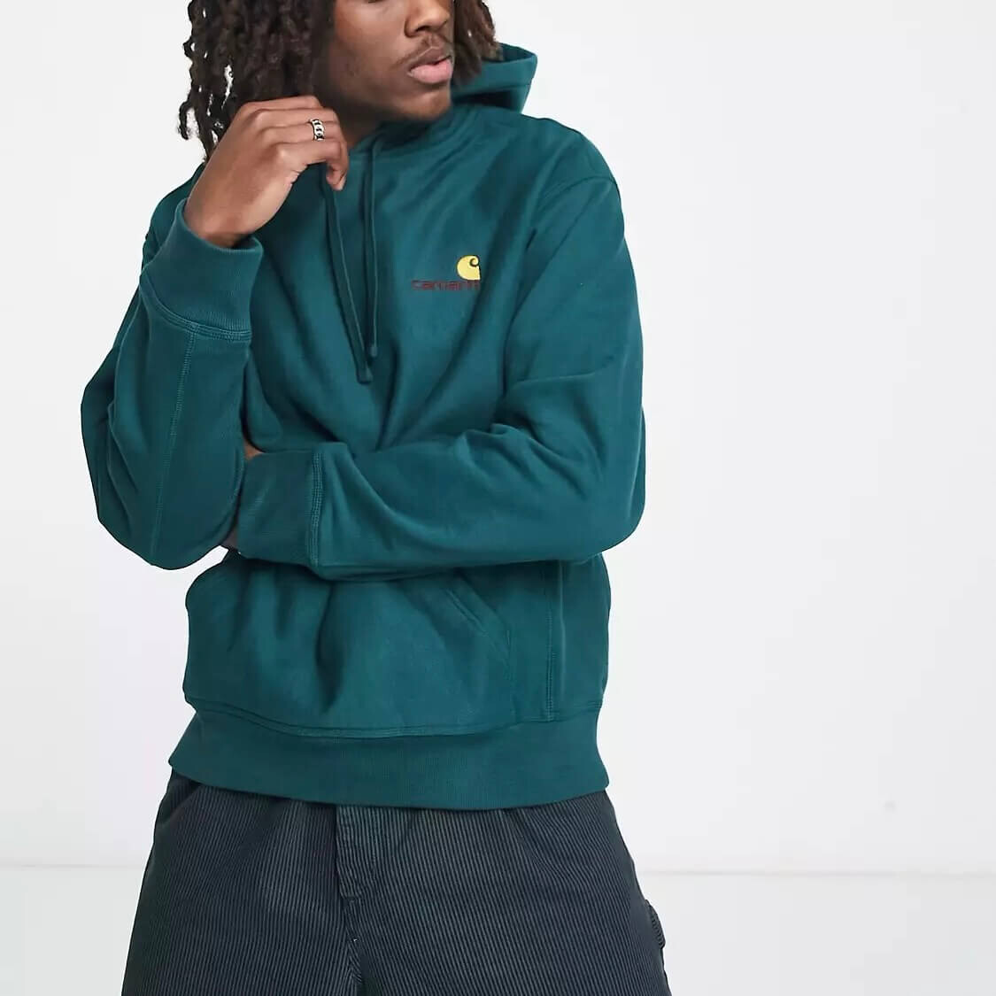 

Худи Carhartt WIP American Script, зеленый