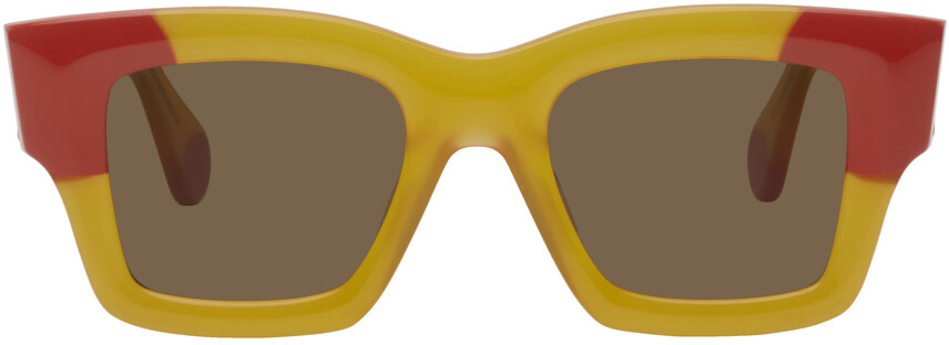 

Оранжевые солнцезащитные очки Le Splash 'Les Lunettes Baci' Jacquemus