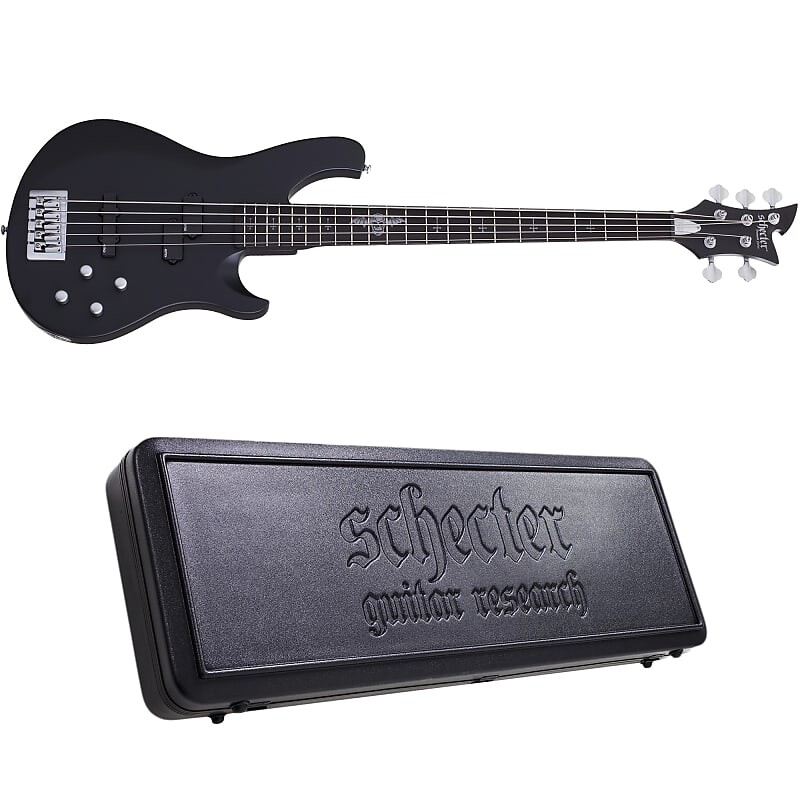 

Schecter Johnny Christ-5 Bass Satin Black SBK 5-струнная электрическая бас-гитара + жесткий чехол Johnny Christ 5