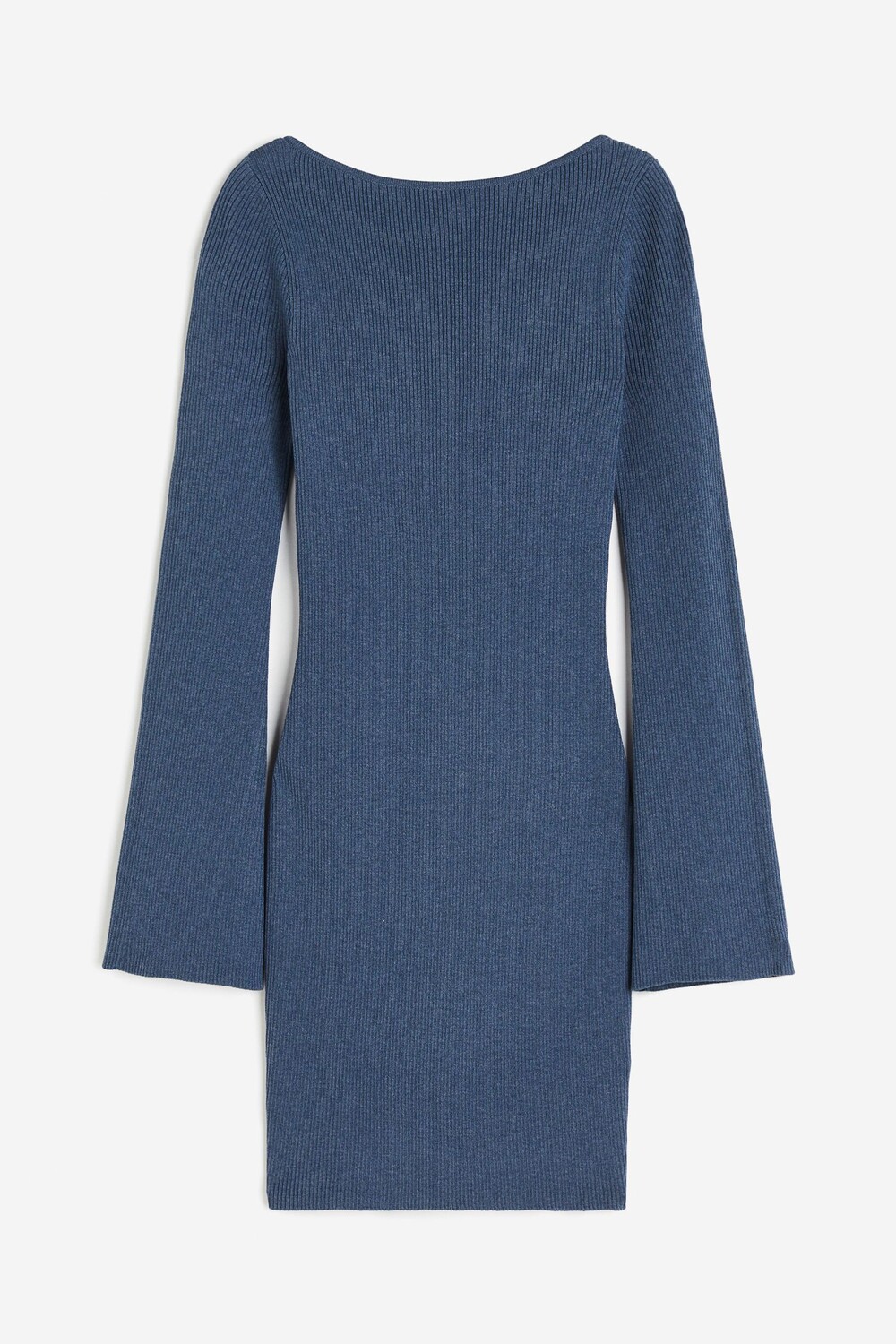 

Платье H&M Rib-knit Bodycon, темно-синий