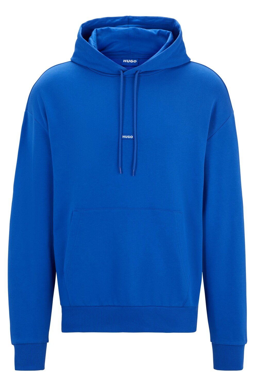 

Толстовка Hugo Cotton-terry With Blue Logo Label, синий