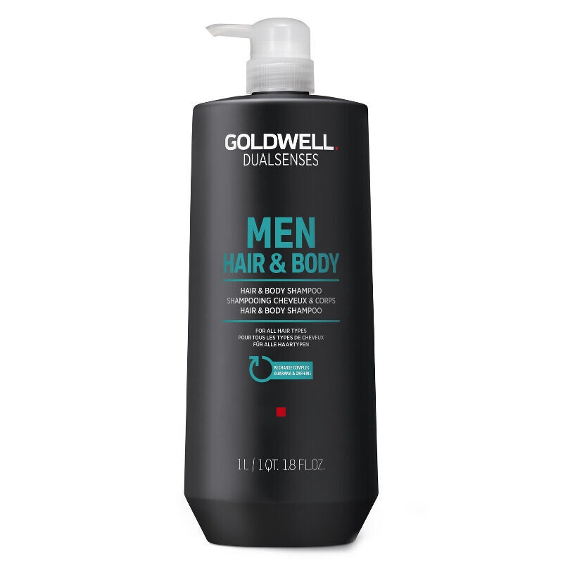 

Goldwell Dualsenses Men шампунь для волос и тела для мужчин, 1000 мл