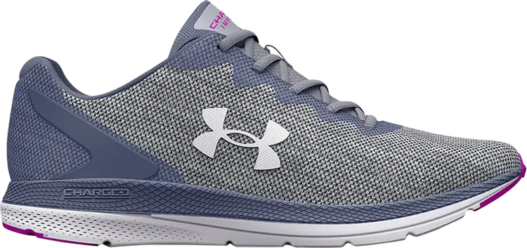 

Кроссовки Under Armour Wmns Charged Impulse 2 Knit Mod Grey Aurora Purple, серый