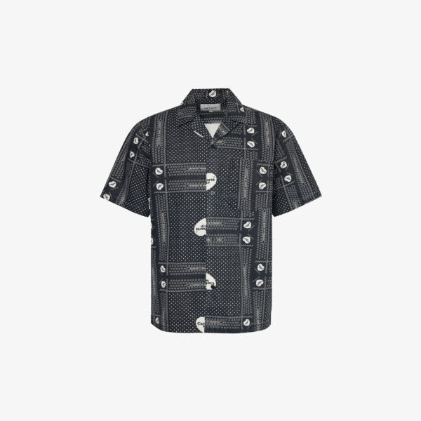 

Рубашка свободного кроя из хлопка с графическим принтом heart bandana Carhartt Wip, черный
