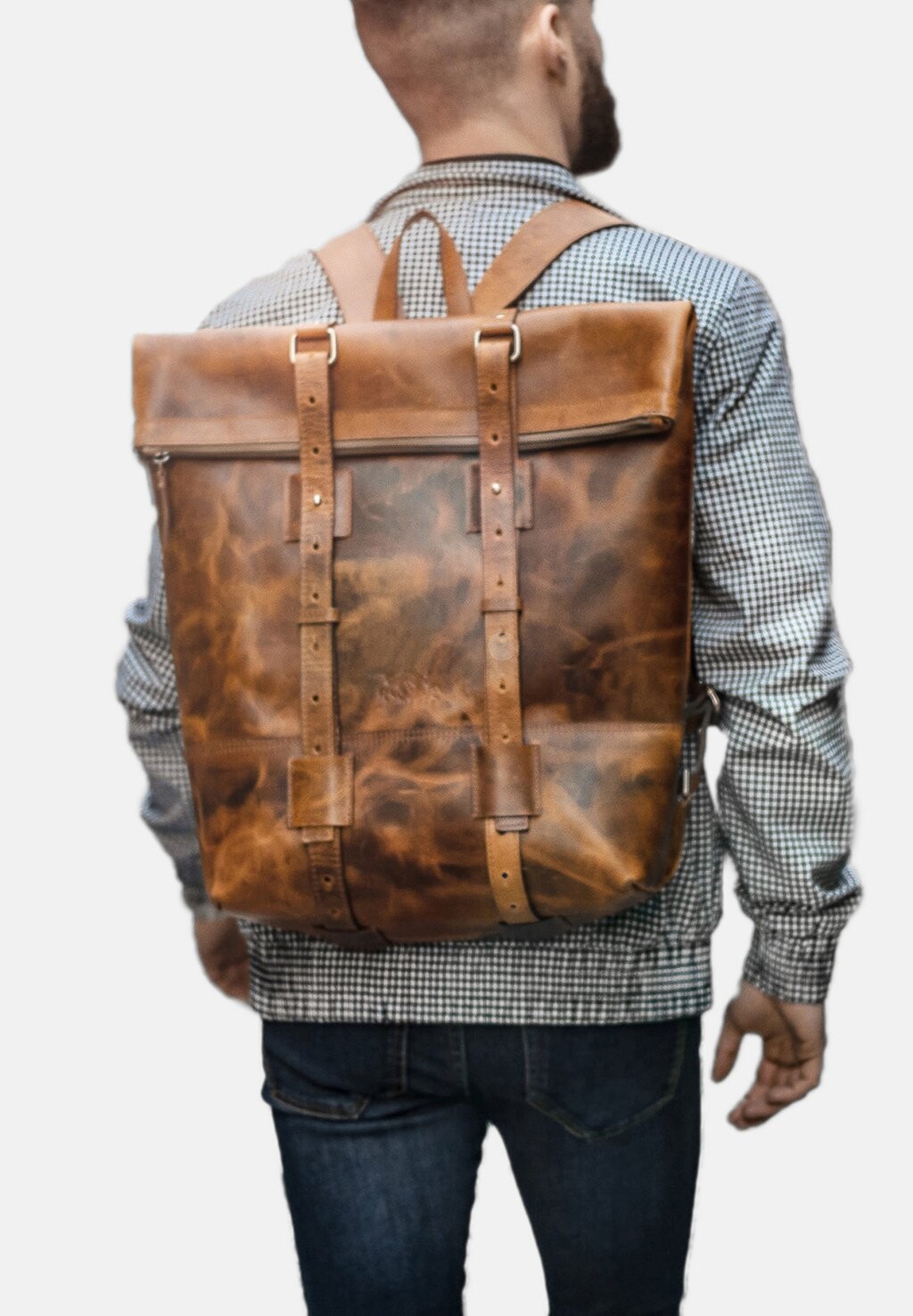 

Рюкзак VINTAGE ROLLTOP BACKPACK CHAZ XXL SID & VAIN, цвет vintage cognac