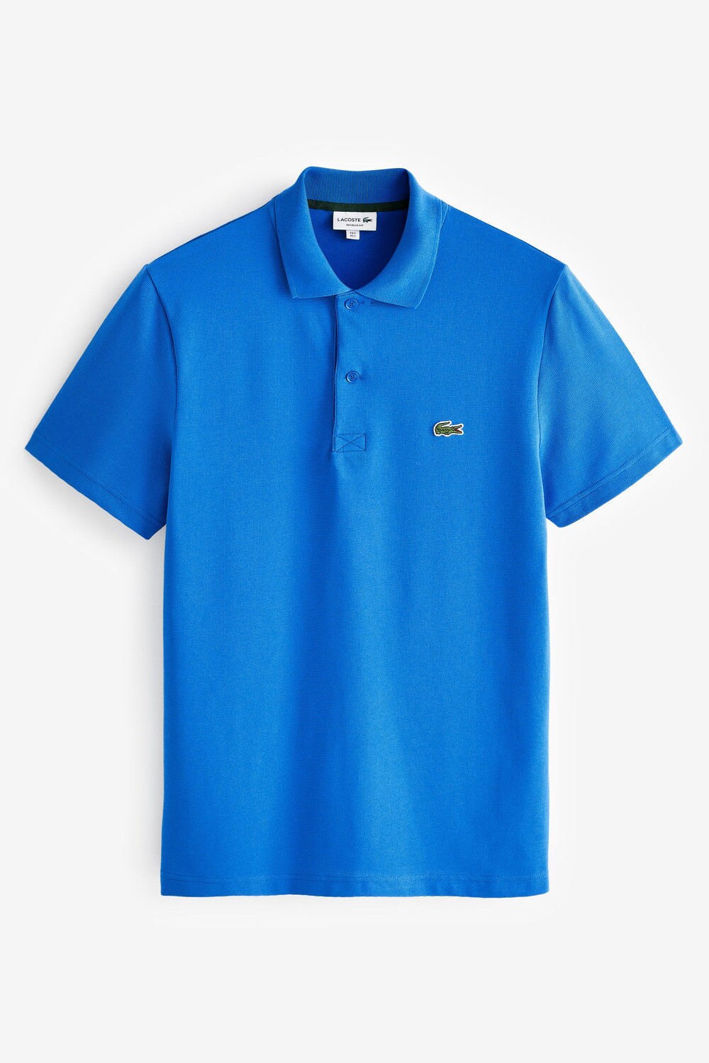

Классическая рубашка-поло из полиэстера и хлопка Lacoste, синий
