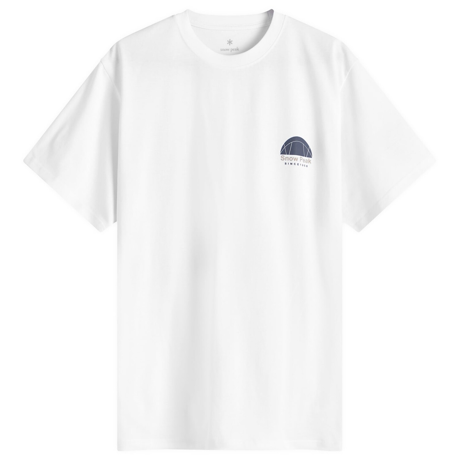 

Футболка Snow Peak Alpha Breeze Typography T-Shirt, белый