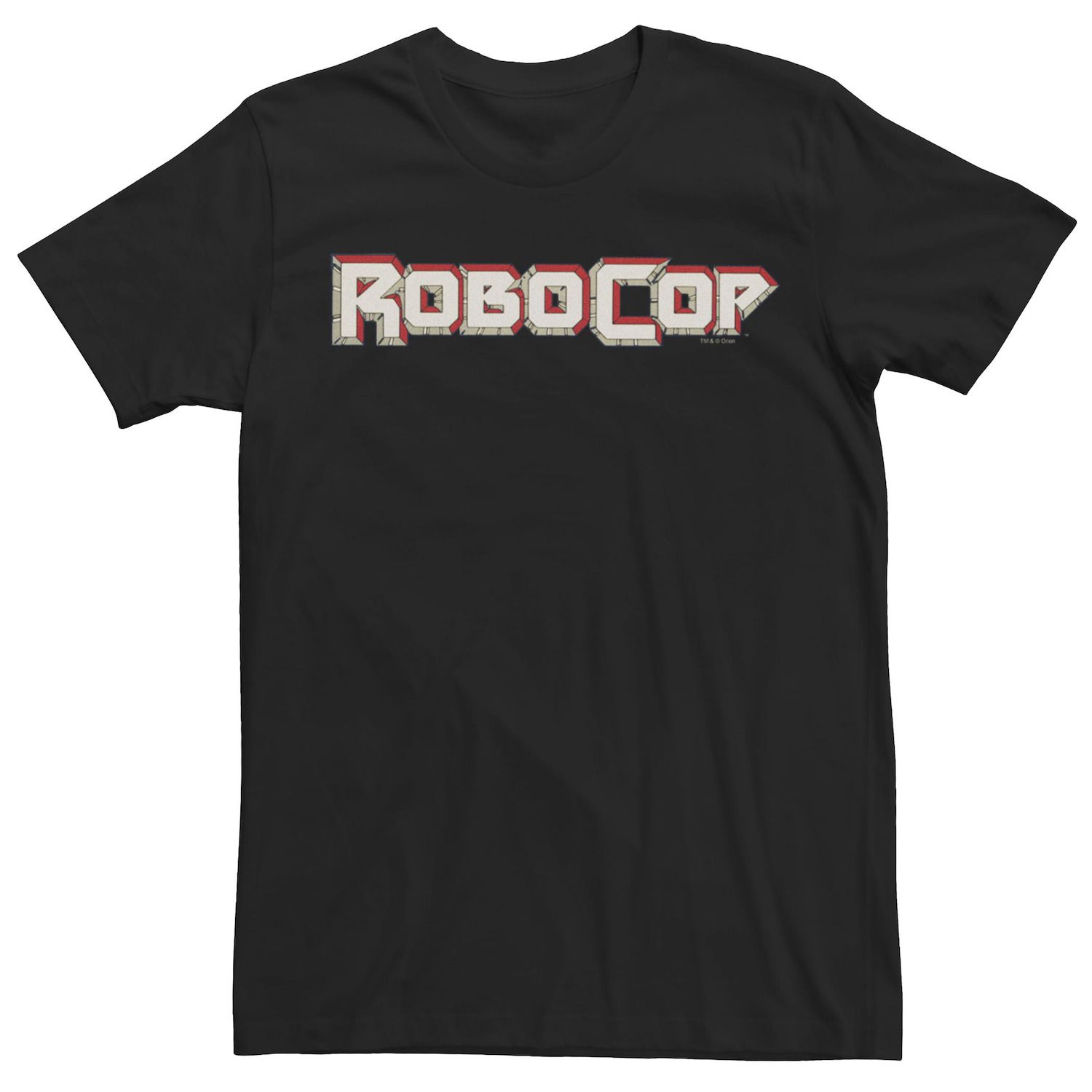 Мужская классическая футболка с логотипом RoboCop Licensed Character фигурка reaction figure robocop – robocop damaged 9 5 см