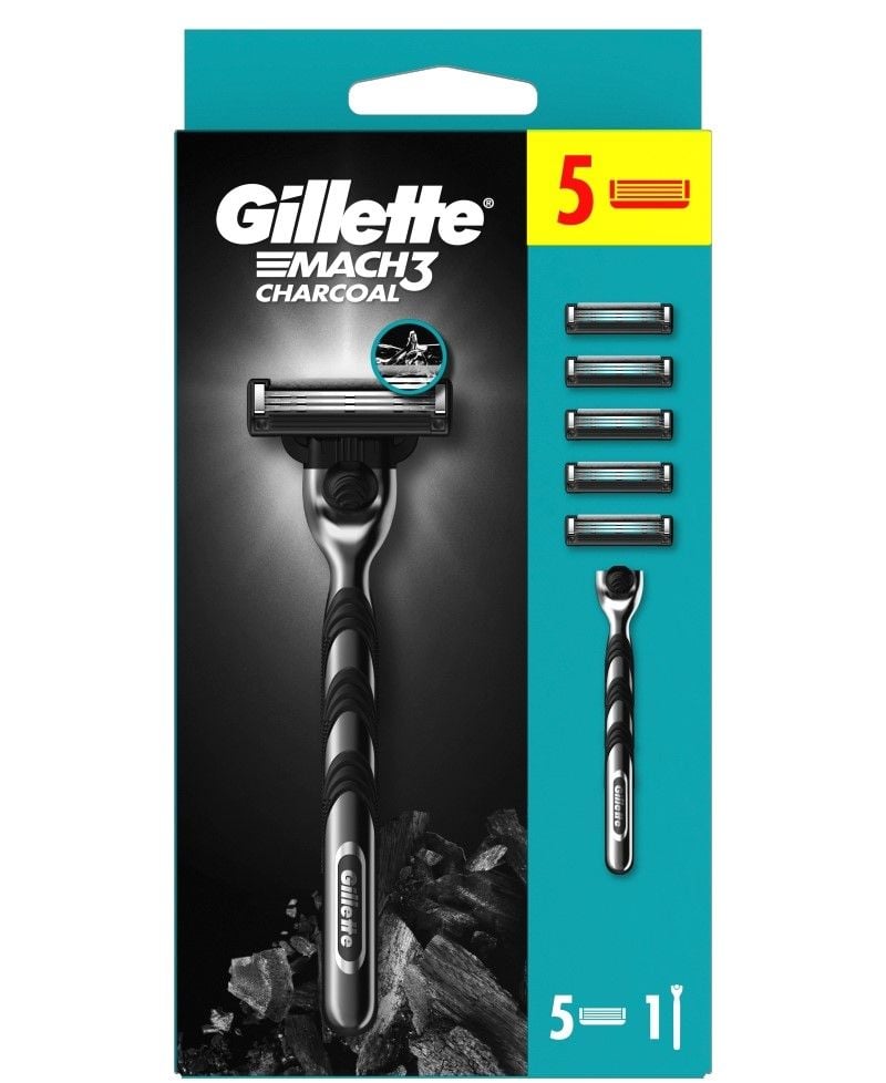 

Бритва для мужчин Gillette Mach3 Charcoal, 1 шт