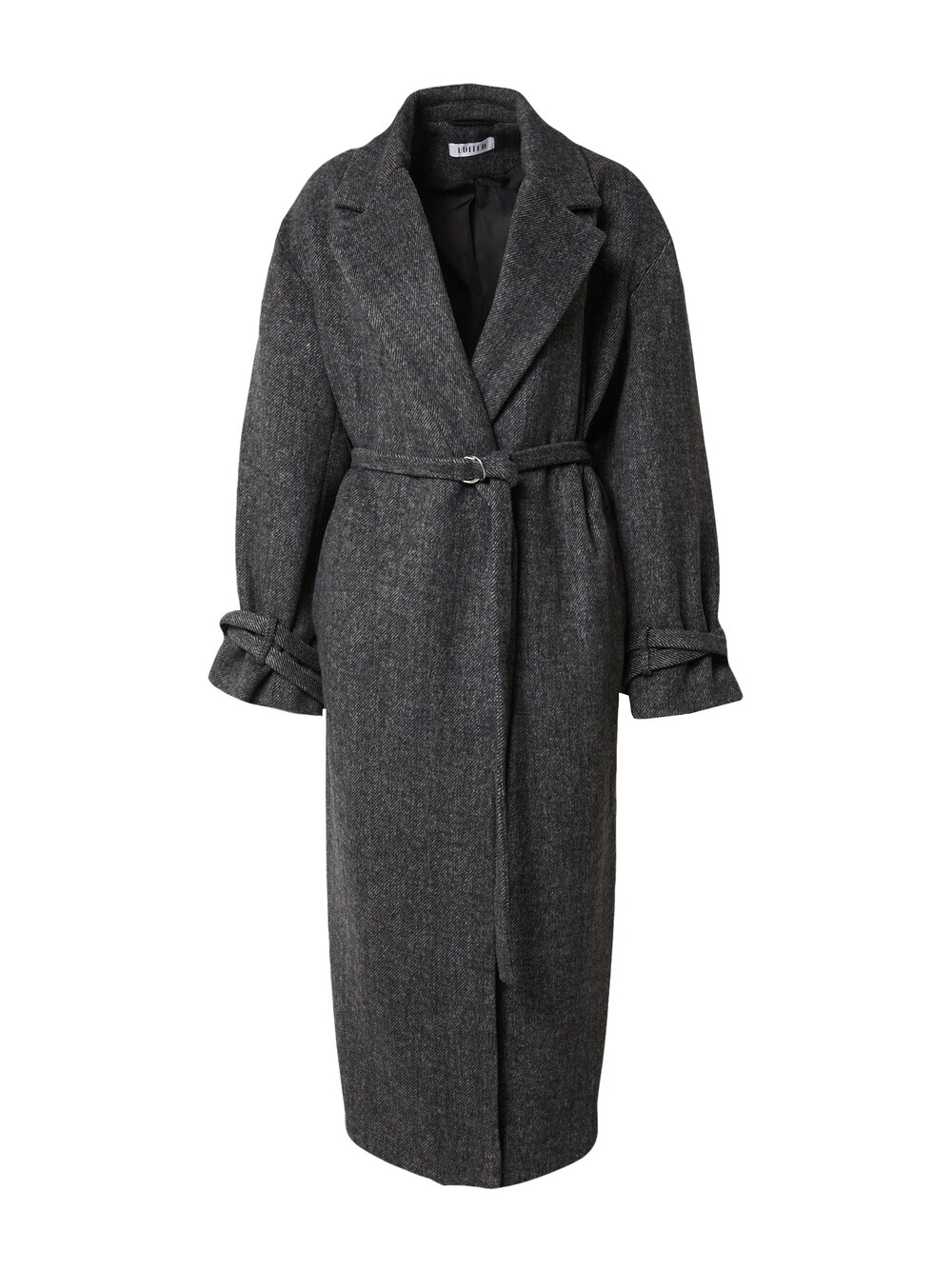 Межсезонное пальто EDITED Mareile, темно-серый межсезонное пальто edited tosca пестрый серый