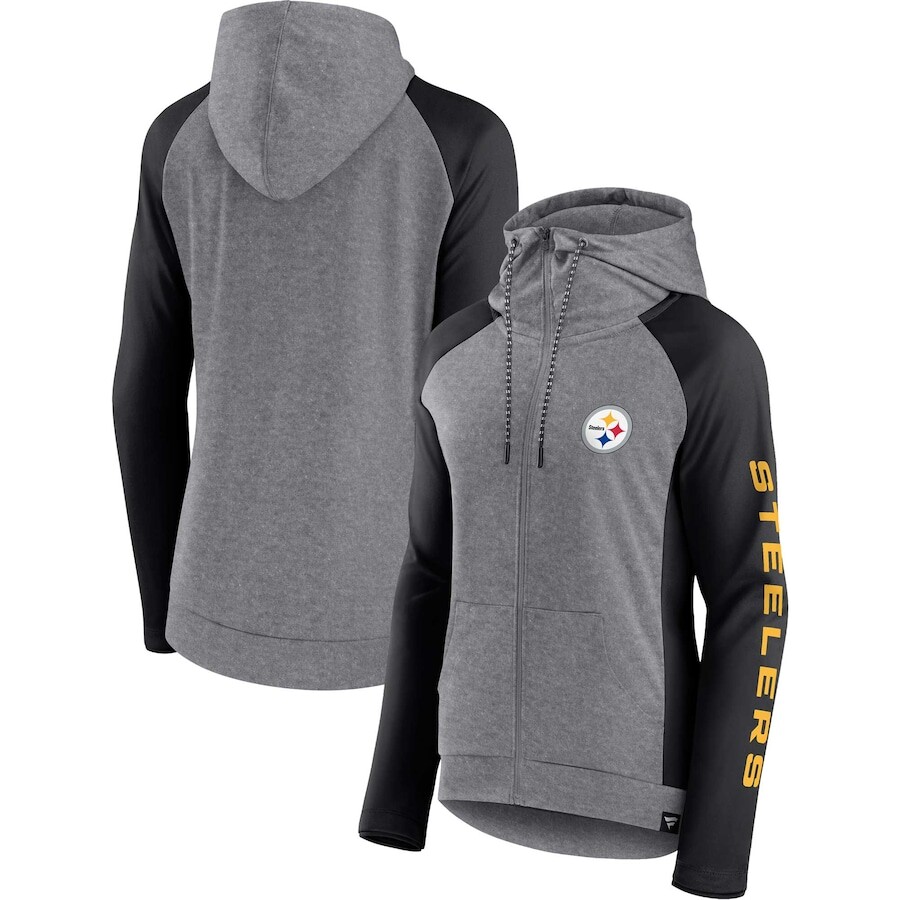 

Толстовка на молнии Fanatics Branded Pittsburgh Steelers, черный