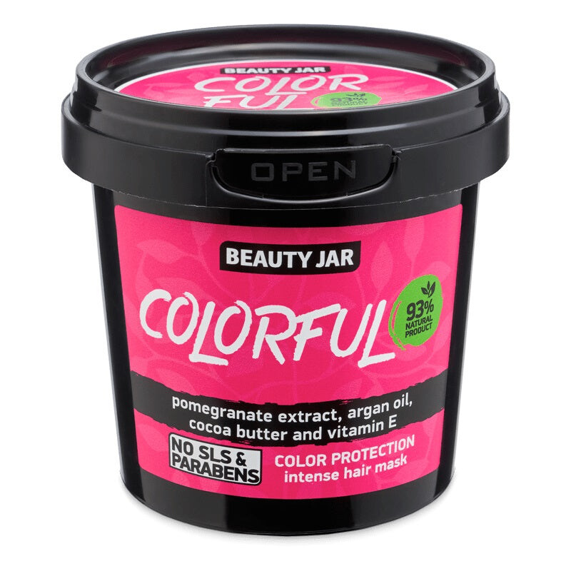 

BEAUTY JAR Красочная интенсивная маска для защиты цвета окрашенных волос 150г