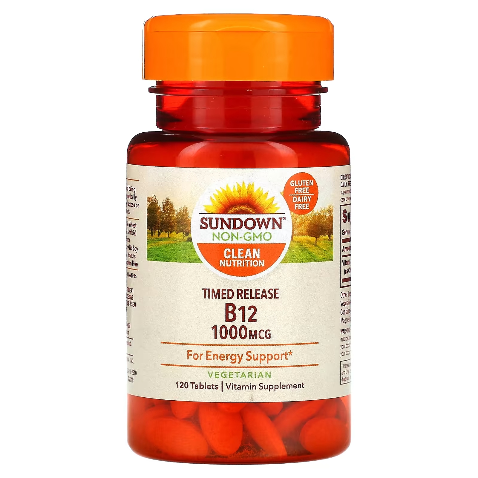 Sundown Naturals Витамин B12 1000 мкг, 120 таблеток