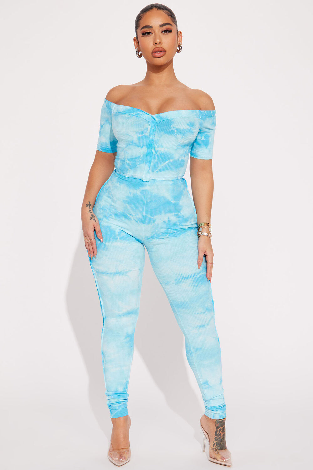 

Леггинсы Fashion Nova GD3780, синий